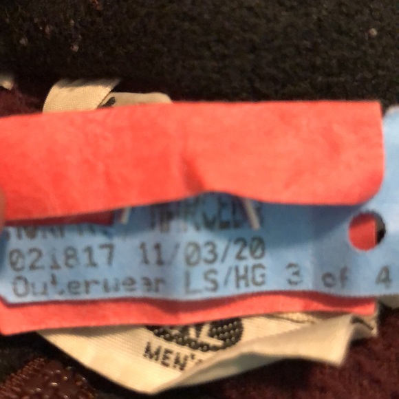 VINTAGE COLUMBIA Size 2x XXL Fleece Zip-Front USA Deep Wine + Black WARM Outdoor - Picture 14 of 14